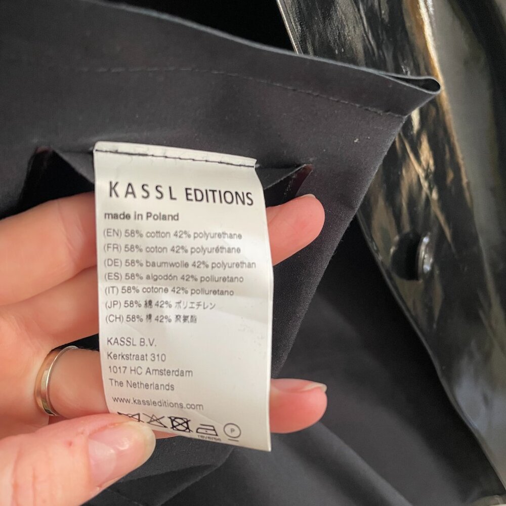 Kassl Editions Original Above Oil Jacket in Black XS - Picture 6 of 9